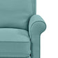 Chester Hill Transitional Rolled Arm Pushback Recliner