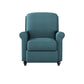 Chester Hill Transitional Rolled Arm Pushback Recliner