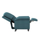 Chester Hill Transitional Rolled Arm Pushback Recliner