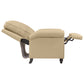 Chester Hill Transitional Rolled Arm Pushback Recliner