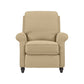 Chester Hill Transitional Rolled Arm Pushback Recliner