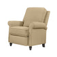 Chester Hill Transitional Rolled Arm Pushback Recliner