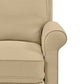 Chester Hill Transitional Rolled Arm Pushback Recliner