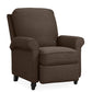 Chester Hill Transitional Rolled Arm Pushback Recliner