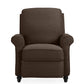 Chester Hill Transitional Rolled Arm Pushback Recliner