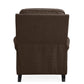Chester Hill Transitional Rolled Arm Pushback Recliner