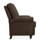 Chester Hill Transitional Rolled Arm Pushback Recliner