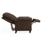 Chester Hill Transitional Rolled Arm Pushback Recliner