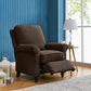 Chester Hill Transitional Rolled Arm Pushback Recliner