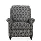 Chester Hill Rolled Arm Pushback Recliner