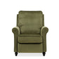 Chester Hill Transitional Rolled Arm Pushback Recliner