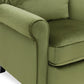 Chester Hill Transitional Rolled Arm Pushback Recliner