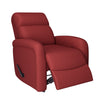Tessa Rocker Recliner Chair - Red Velour