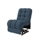 Gresham Modular Wall Hugger Armless Recliner Chair