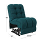 Gresham Modular Wall Hugger Armless Recliner Chair