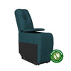 Gresham Modular Sofa Storage Console - Peacock Blue Velour