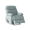 Ouray Baseball-Stitch Wall Hugger Recliner - Sky Blue Microfiber