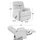Ouray Baseball-Stitch Wall Hugger Recliner