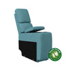 Knob Hill Modular Sofa Power Storage Console - Medium Blue Chenille
