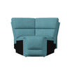 Knob Hill Modular Bustle-Back Wedge - Medim Blue Chenille