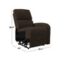 Knob Hill Bustle-Back Right-Arm Wall Hugger Recliner