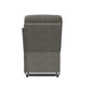 Knob Hill Bustle-Back Armless Wall-Hugger Recliner