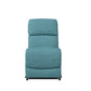 Knob Hill Bustle-Back Armless Wall-Hugger Recliner