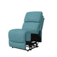 Knob Hill Bustle-Back Armless Wall-Hugger Recliner