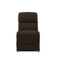 Knob Hill Bustle-Back Armless Wall-Hugger Recliner