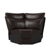 Kristyn Home Theater- Wedge Seat - Coffee Renu Leather