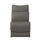 Kristyn Tufted-Back Armless Wall Hugger Recliner