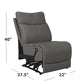Kristyn Tufted-Back Armless Wall Hugger Recliner