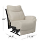 Kristyn Tufted-Back Right-Arm Wall-Hugger Recliner