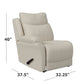 Kristyn Tufted-Back Left-Arm Wall Hugger Recliner