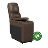 Sheahan Modular Sofa Storage Console - Brown Faux Leather