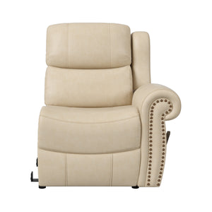 Sheahan Rolled Arm Right-Arm Wall Hugger Recliner with Nailheads