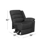 Kappel Right-Arm Wall Hugger Recliner with Stitched-Back Cushion
