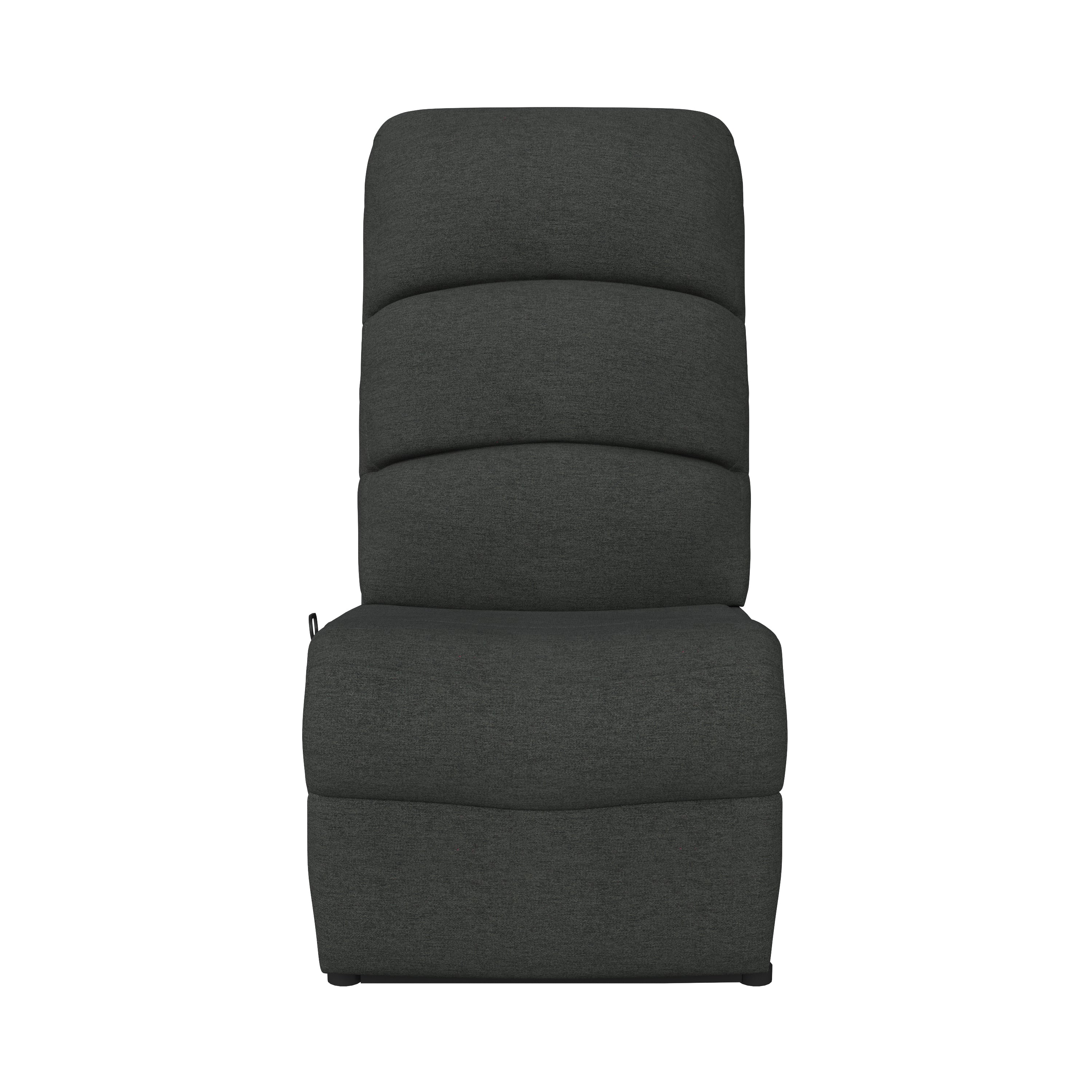 Domesis Kappel Wall Hugger Armless Recliner with Stitched-Back