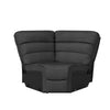 Kappel Modular Stitched-Back Wedge - Dark Gray Velour