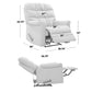 Hertwick Tufted Back Extra Large Wall Hugger Recliner