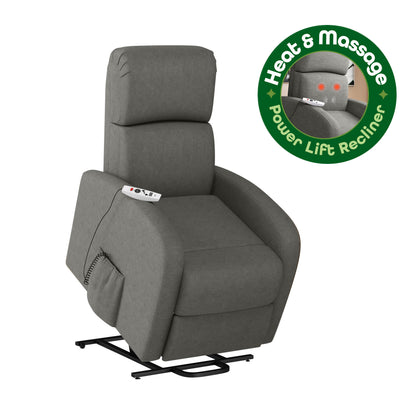 Mikosz Modern Power Recliner and Lift Chair with Heat and Massage