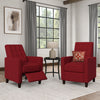 Dickson Button-Tufted Square Arm Pushback Recliners (Set of 2)