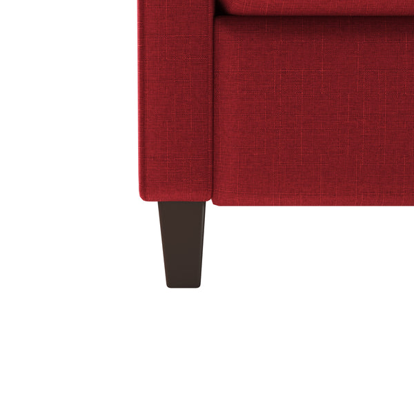 Dickson Button-Tufted Square Arm Pushback Recliners (Set of 2)