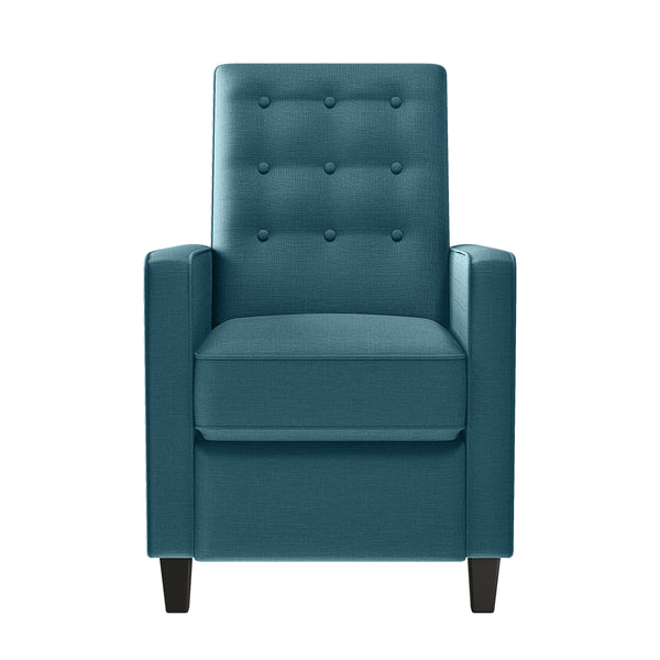 Dickson Button-Tufted Square Arm Pushback Recliners (Set of 2)