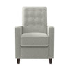 Dickson Button Tufted Pushback Chair