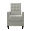 Dickson Button-Tufted Square Arm Pushback Recliners (Set of 2)