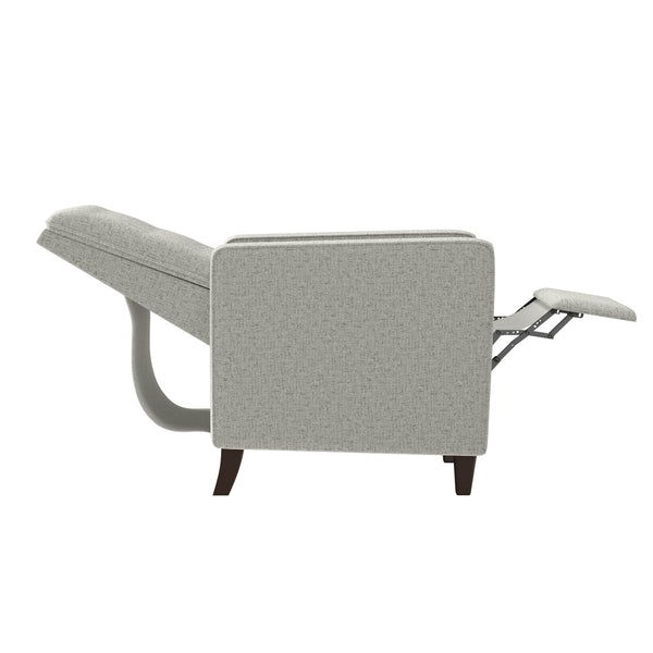 Dickson Button-Tufted Square Arm Pushback Recliners (Set of 2)