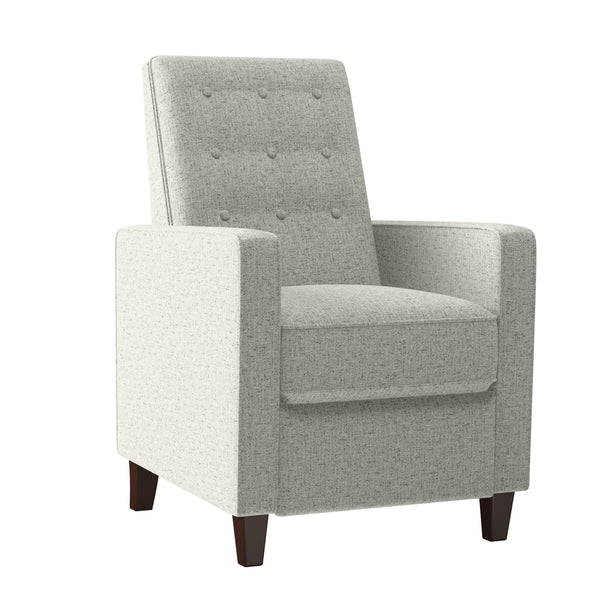 Dickson Button-Tufted Square Arm Pushback Recliners (Set of 2)