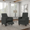 Dickson Button-Tufted Square Arm Pushback Recliners (Set of 2)