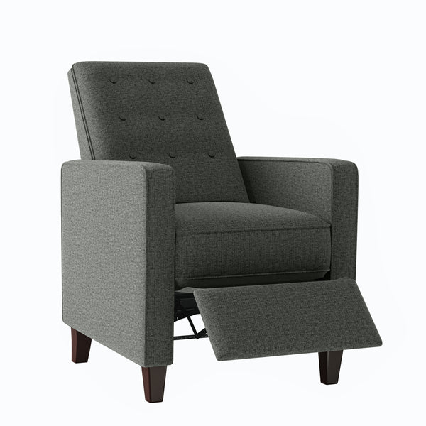 Dickson Button-Tufted Square Arm Pushback Recliners (Set of 2)